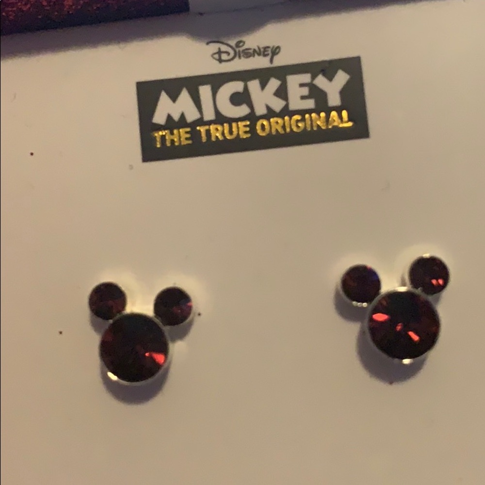 Mickey Mouse earrings for January birthday
